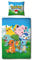 Pokemon Bettwäsche 135x200 80x80 Kissenbezug Pokeball [Wendemotiv-2 Designs] 100% Baumwolle Schadstoffgeprüft Öko Tex Standard Deutsche Größe
