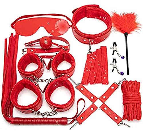 10 Pcs Leather Strap Fitness Romantic Night Couple Supplies