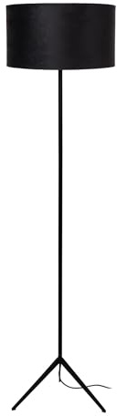 LUCIDE TONDO - Stehlampe - Ø 38 cm - 1xE27 - Schwarz