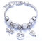 Bracciali donna albero della vita ciondoli Regolabile Argento Braccialetto Acciaio inox Gioielli Regalo compleanno Festa della mamma Regali Per Lei