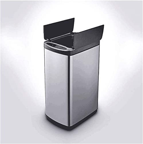 TATSEN Home Smart Trash Can Automatic Induction Trash Can with Lid USB Charging Trash Can Bin 20/30L Bin Powered by Batteries (Color : D, Size : 20L)
