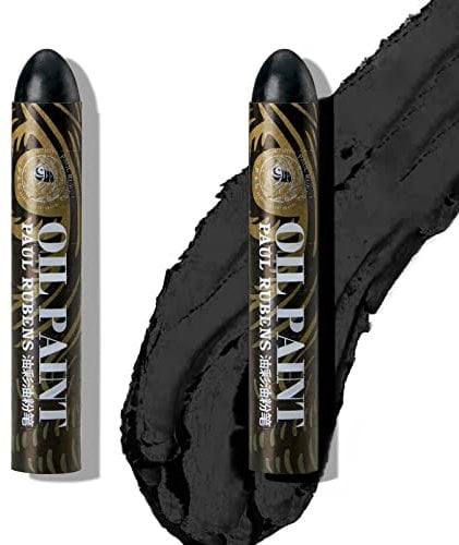 Paul Rubens Grand Black Oil Pastels 2 Stück, Künstler, weiche Ölpastellfarben, lebendig und cremig, Pastellkreide, Kunstbedarf für Künstler, Anfänger, Studenten, Kunstmalerei, Zeichnen…