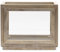 Riviera Maison Windlicht Braun, Kerzenhalter groß, Dekorative Schachtel, Rechteck - RM Ophèlia Lantern - Holz - (LxBxH) 38x17x32