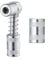 90 Degree Grease Coupler Adapter, Grease Nozzle Adapter with Spring-Loaded Sleeve, 3 Jaw Coupler Grease Fitting Tool 3000-4500PSI