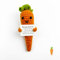 Leyiteng Positivity Gift,Large Positive Carrot,Gifts For Pupils Student From Teacher,Inspirational Good Luck Gifts Funny Knitted Wool Doll Gift for Adults Women Students Home Office