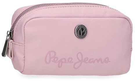 Pepe Jeans Corin Beauty case rosa 17 x 9 x 6,5 cm Poliestere e PU by Joumma Bags, Rosa, Taglia unica, Trousse