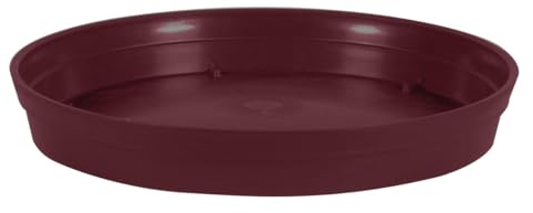 Soucoupe Ø 34.50 cm pour pot Ø 44, 46 et 48 cm - Rouge bourgogne - Eda
