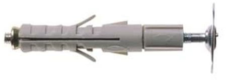 100PZ TASSELLO IN NYLON PROLUNGATO CON VITE SB - SB 9/L4 ? mm.9x52 vite t.s.c.taglio combinato