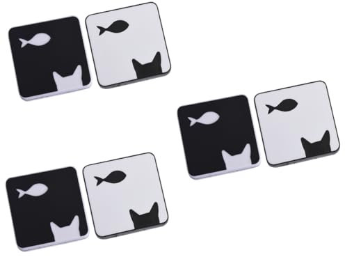 JECOMPRIS 3er-Set Eleganter Linsen-Organizer Mit Fisch-Print Tragbar Für Unterwegs Für Frauen 2 Stück X 3