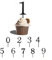 Nummer Cake Topper,10 PCS Zahlen Acryl 0-9 Tortenstecker Geburtstagszahlen Kuchen Topper Torten Dekorieren Geburtstag Cake Topper Zahlen Acryl für Geburtstagsfeiern Hochzeitsparty Schwarz