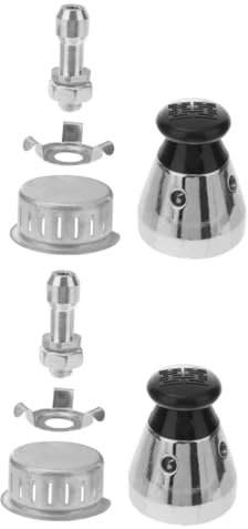 Cabilock 2ensembles Kit De Soupapes De Sécurité pour Autocuiseur De Accessoires De Cuisine Pratiques avec Soupape Limite De Pression Tube Évacuation Couvercle Anti-Bouchon Et Pince pour