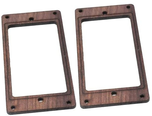 2 Stücke E-Gitarren Holz Humbucker Gitarre Pickup Rahmen Pickup Montagering Gitarrenparts