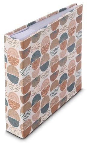Hama Album Photo pochette et zone Mémo Designline II (200 photos 10x15cm,100 pages, Format 22.5x22cm, Pochette carte mémoire, Couverture Rigide avec Garnissage) Multicolore