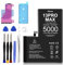 Dinow Batteria per iPhone 13 Promax, 5000mAh Batterie Sostitutive agli Li-ion di litio ad alta Capacità, per iPhone 13Promax Batteri (A2643,A2484,A2641,A2644,A2645) con Kit di Strumenti di Riparazione