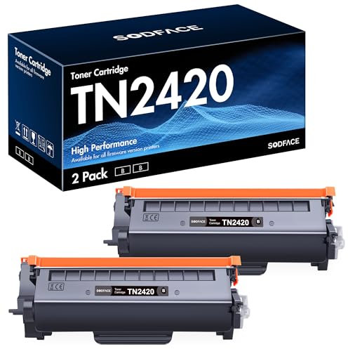 SODFACE TN2420 TN2410 Toner Kompatibel für Brother TN2420 TN2410 für Toner Brother MFC L2710DW MFC-L2710DW MFC-L2710DN HL-L2350DW DCP-L2530DW HL-L2375DW MFC-L2750DW MFC-L2730DW Drucker