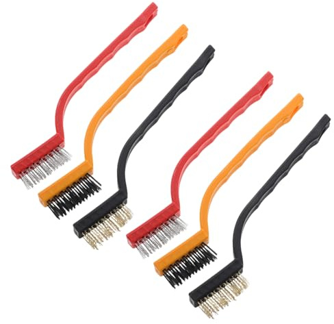 Abaodam 2set Gas Stove Brush Set Steel Wire Cleaning Scraper for Gas Cookers Grill Cleaner