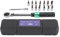 Ensemble de clés de torsion Corristations en acier inoxydable multifonctionnelles 1/4 Drive 5 25 nm noir pour l'automobile et l'entretien familial
