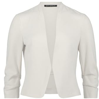 Betty Barclay Damen Blazer-Jacke mit 3/4 Arm 44, beige