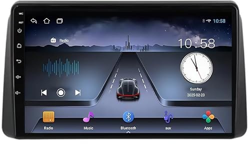 Android 14 Autoradio Stereo 9 Zoll HD Digital Multi-Touchscreen Für Dodge Grand Caravan 2011-2020 Mit Navigation Bluetooth-Unterstützung Radio Lenkradsteuerung Mit,4 Core WiFi 1G+16G