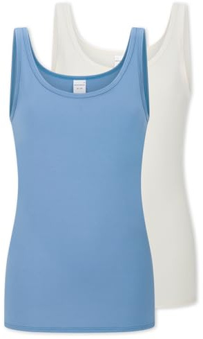 Schiesser Damen Unterhemd Top Trägertop 2er Pack Doppelpack - 162896