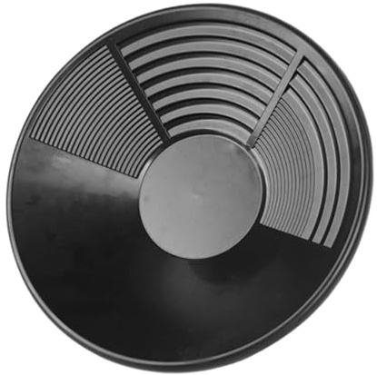 Gold Pan Tool, padella ergonomica per prospezione, design resistente della turbolenza, struttura del classificatore profondo del riffle, attrezzatura panoramica per fiume, roccia calpestabile