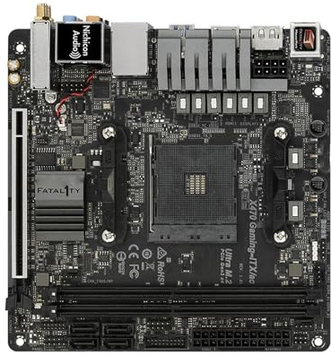 XYYZXKL schede Madri Scheda Madre Fit for ASRock X470 Gaming-ITX/AC con Supporto for CPU 1600, 2700X, 1700X, 5600X, 5700X3D, 5800X3D, 5800X, 2xDDR4, M.2, Mini-ITX, AM4