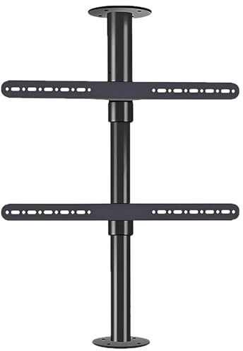 Supporto Tv Girevole Rotazione Movimento Completo,Tv Lcd Telaio Girevole 360 Gradi Supporto Pavimento Staffa Girevole,per Bar,Ristoranti,Palestre Mobile Tv 85cm