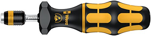 Wera 7445 Kraftform ESD einstellbare Drehmomentschraubendreher mit Rapidaptor Schnellwechselfutter, 1/4 Zoll, 2,5 - 11,5 in. lbs., Wera 05074733001