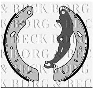 Borg & Beck BBS6460 Brake Shoes To Fit Ford Focus III 04/11-