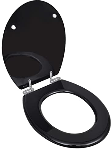 vidaXL Toilettendeckel MDF Absenkautomatik WC Sitz Toilettensitz Klodeckel