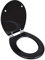 vidaXL Toilettendeckel MDF Absenkautomatik WC Sitz Toilettensitz Klodeckel
