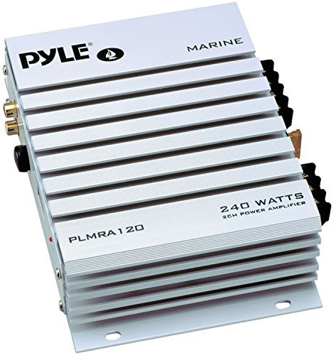 PYLE PLMRA120 240-Watt 2 canales impermeable marino/coche amplificador de consumo portátil electrónico/gadgets