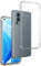 REY Transparent Silikonhülle TPU Anti-Shock für ONEPLUS Nord 2 5G, Handyhülle Premium Kratzfest TPU Durchsichtige Schutzhülle