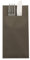 Sovie HORECA Airlaid Besteckservietten 40x40cm, Hochwertige Einweg-Serviette ideal für Hochzeiten, 100 STK, Braun