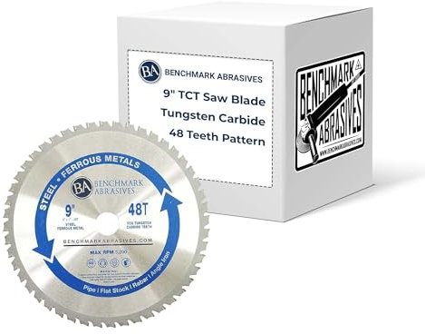 9 48 Tooth TCT Saw Blade for Thin Steel & Ferrous Metals