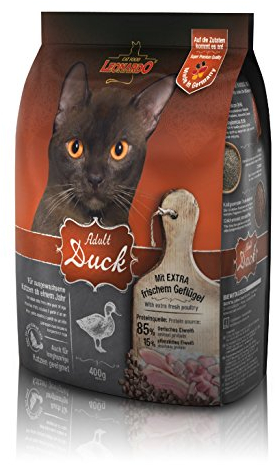 Leonardo Adult Duck [400g] Katzenfutter | Trockenfutter für Katzen | Alleinfuttermittel für ausgewachsene Katzen Aller Rassen ab 1 Jahr