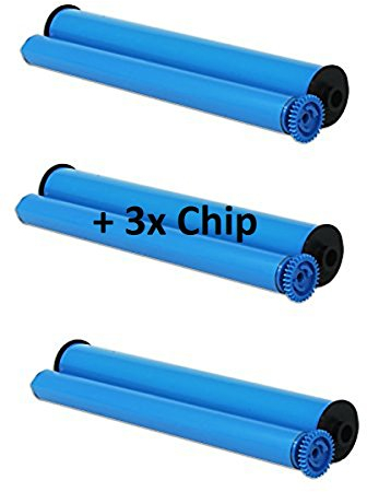 ttrecycling 3X Kompatible Faxrolle Ink-Film für Philips Magic-5 Inkfilm PFA-351