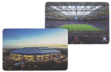 FC Schalke 04 Arena Frühstücksbrettchen 2er Set (one Size, Multi)
