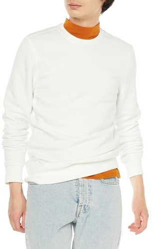 Amazon Essentials Felpa Girocollo in Pile (Disponibile nelle Taglie Big & Tall) Uomo, Bianco Sporco, M