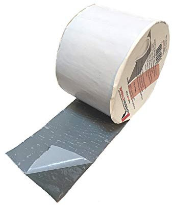 10m x 50mm Ruban de réparation blanc Ruban de scellement pour caravanes, fenêtres, façades, joints, toitures, PVC, EPDM imperméable, auto-adhésif