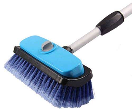 HUIQC La Brosse de trempage de for Voiture avec Pare-Chocs et poignée de rallonge à Poils Doux Permet de Laver Les véhicules, camions, véhicules de Loisirs, Bateaux, Panneaux solaires et Pare-Sol