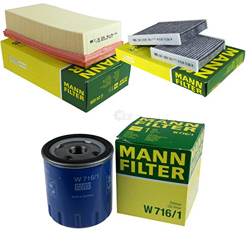 MANN-FILTER Inspektions Set Inspektionspaket Innenraumfilter Luftfilter Ölfilter