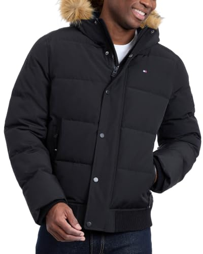 Tommy Hilfiger Herren Arctic Cloth Gesteppte Schnorchelbomberjacke