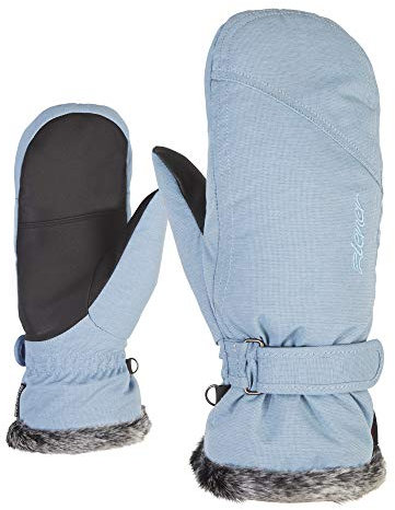 Ziener Damen KEM Mitten Lady Glove Ski-Handschuhe/Wintersport | Warm, Atmungsaktiv, Winter Blue, 6