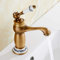 Mitigeur lavabo salle de bain robinet antique laiton chromé vintage monocommande en céramique pour évier de cuisine salle de bain (ancien)