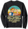 Strong Woman Volleyball Mama Wochenende Vorhersage Mama Frauen Sweatshirt