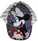 Minnie Maus Kappe Base Cap Mütze Sonnenhut mit Motiv Schleife, Wellen und Anker für Kinder, Mädchen und Jungen (Weiß, 48)