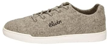 Elwin Shoes Herren Faux Sneaker, beige, 43 EU
