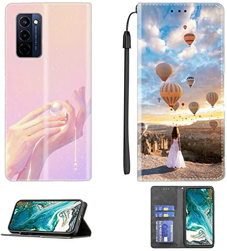 Cover per Wiko 10 Smartphone Custodia Comaptibile con Wiko 10 Smartphone Case Custodia Cover Supporto Premium in PU XXF Purple