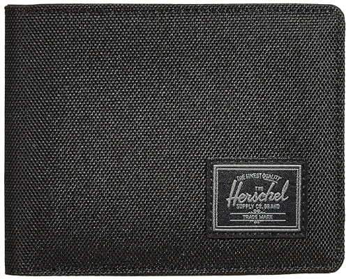Herschel Roy Geldbörse, Schwarz Tonal, Einheitsgröße, Schwarz, One Size, Klassisch